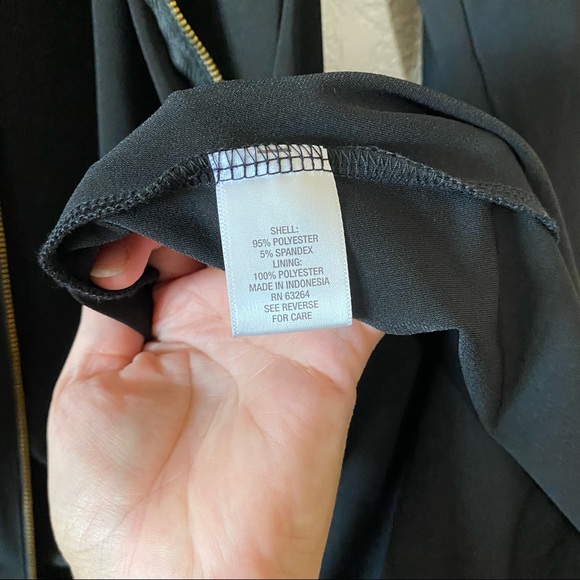 Ashley Graham Beyond Women’s Long Sleeve Black Knee Length V Neck Work Dress 14 - Picture 5 of 7